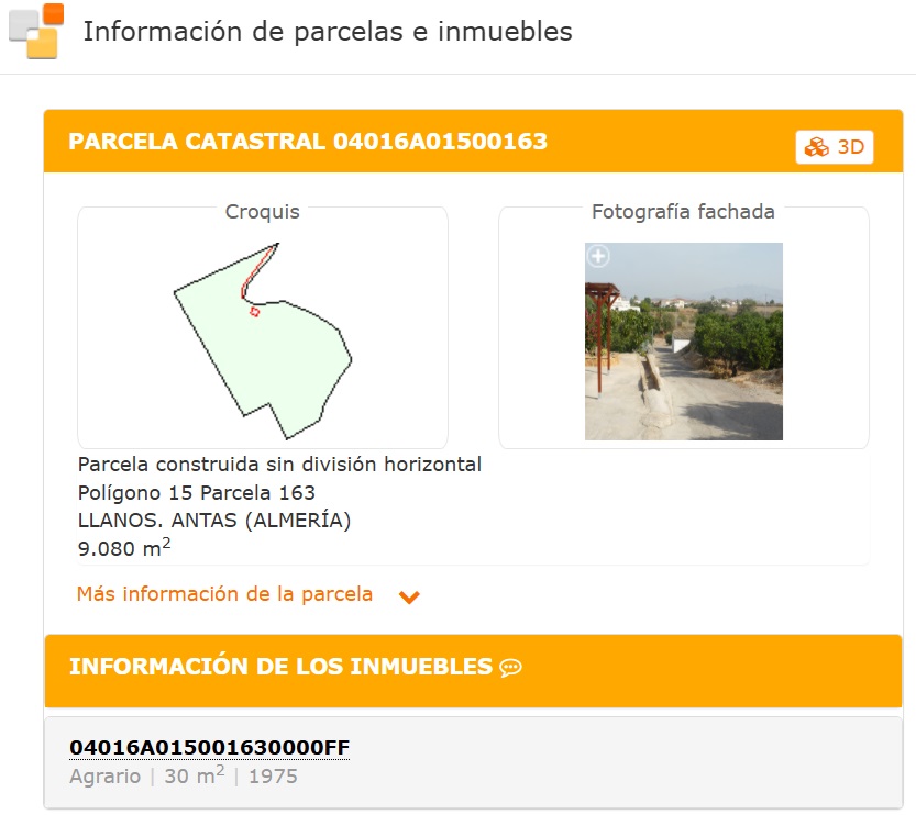 Se vende finca agrícola en Los Llanos de Antas, Almería